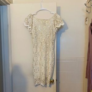 White Sparkling Dress
